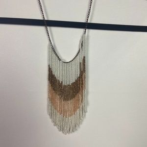 Women's Fringe MultiColored Necklace